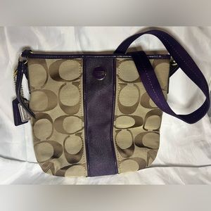Coach signature crossbody
